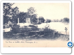 Flemington - The river at Stovers Mills