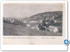 Glen Gardner - A View Of Town Looking North - 1908