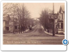 High Bridge - Main Street Looking S0uth From the Railroad Track - c 1910