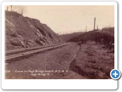 High Bridge - CRR of NJ Curve - 1910