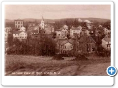 High Bridge -Looking out over town - c 1910